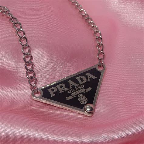 prada necklace triangle dupe|prada triangle necklace dupe review.